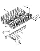Upper rack and track