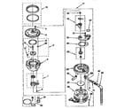 KitchenAid KUDH230YH0 pump and motor diagram