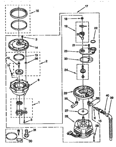 Pump and motor