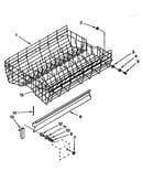 Upper rack and track