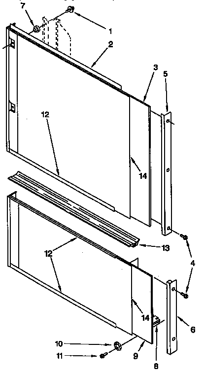 Door and panel