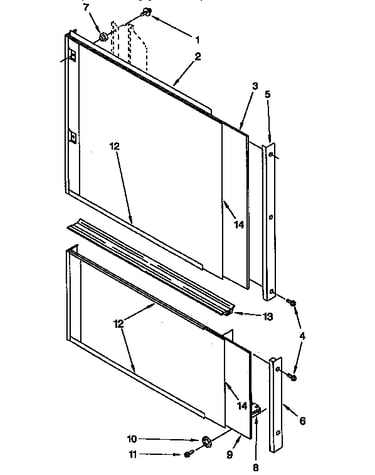 Door and panel