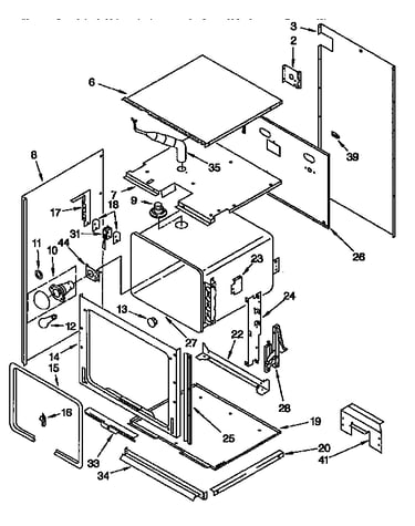 Upper oven