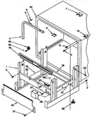 Frame and tank