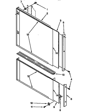 Door and panel
