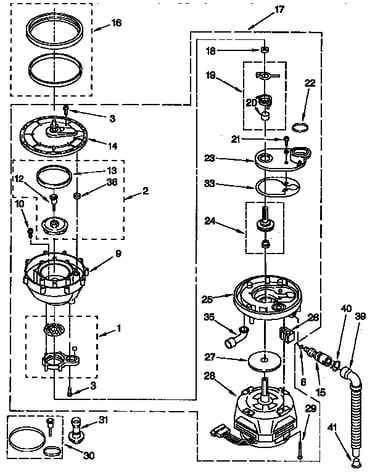 Pump and motor