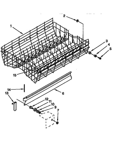 Upper rack and track