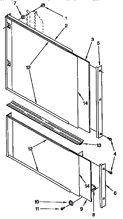 Door and panel