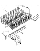 Upper rack and track