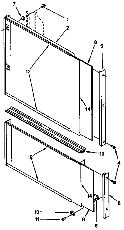 Door and panel
