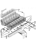 Upper rack and track