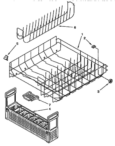 Lower rack