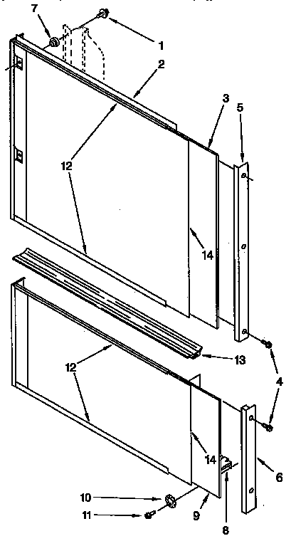 Door and panel
