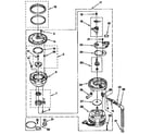KitchenAid KUDP230Y2 pump and motor diagram
