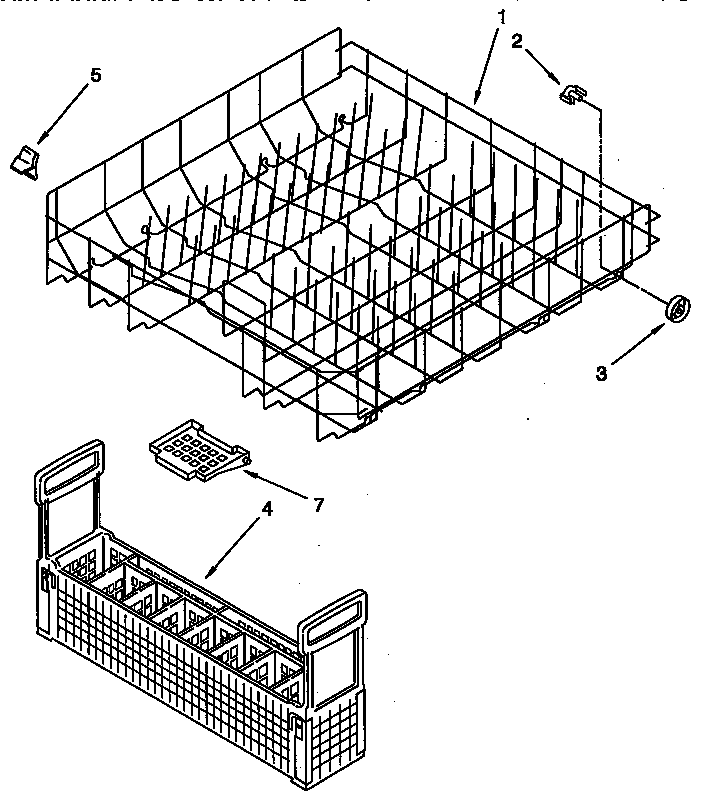 Lower rack