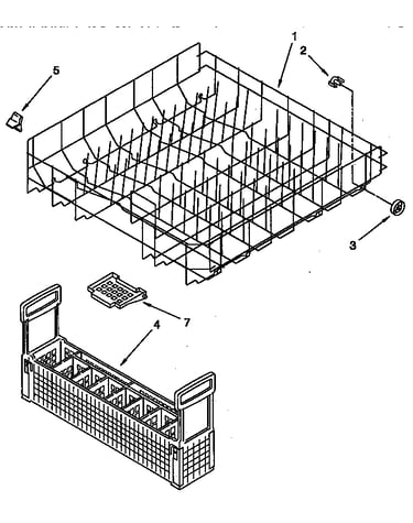 Lower rack