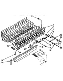 Upper rack and track