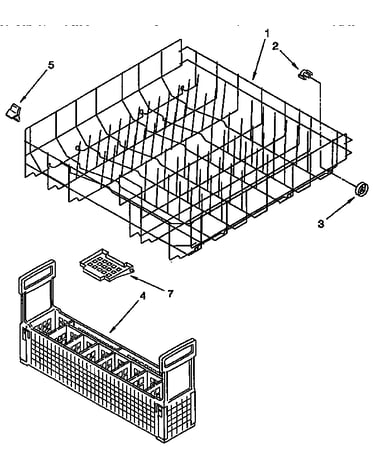 Lower rack