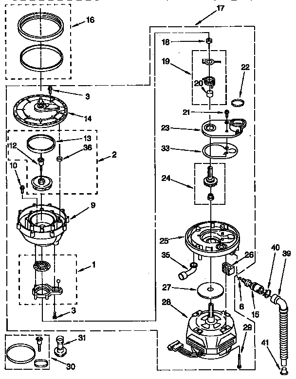 Pump and motor