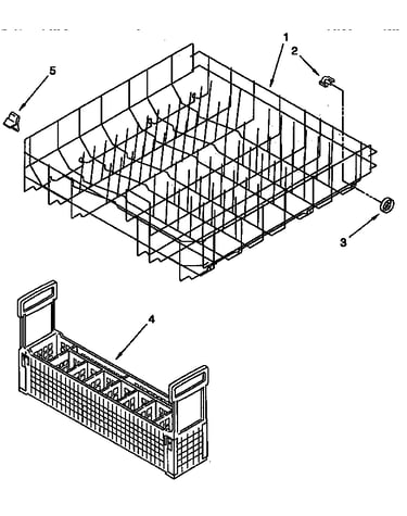 Lower rack
