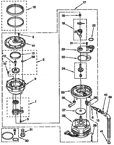 Pump and motor