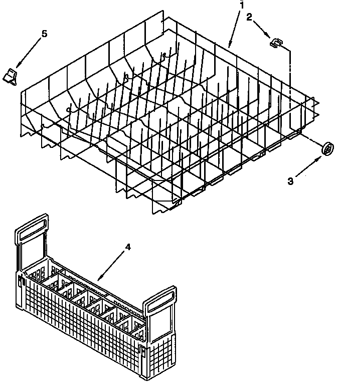 Lower rack