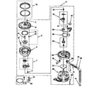 KitchenAid KUDJ230YWH1 pump and motor diagram