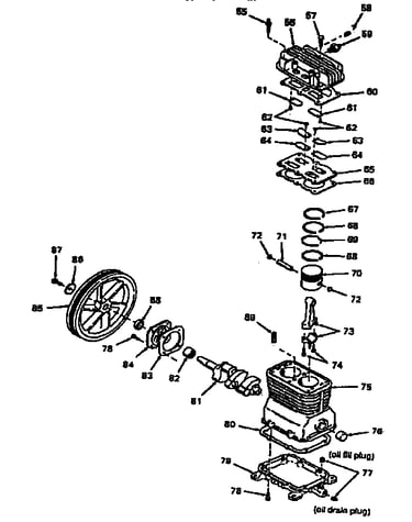 Compressor pump diagram