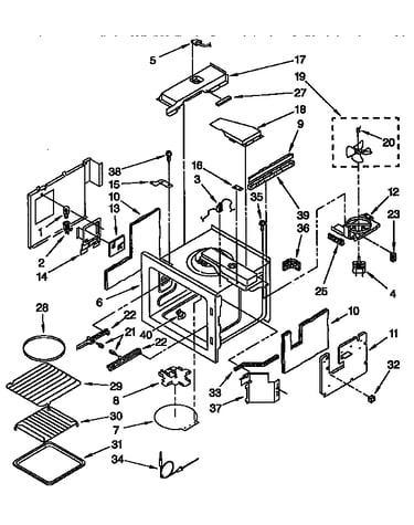 Cabinet and stirrer