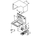 KitchenAid KEMS306XBL1 cabinet diagram