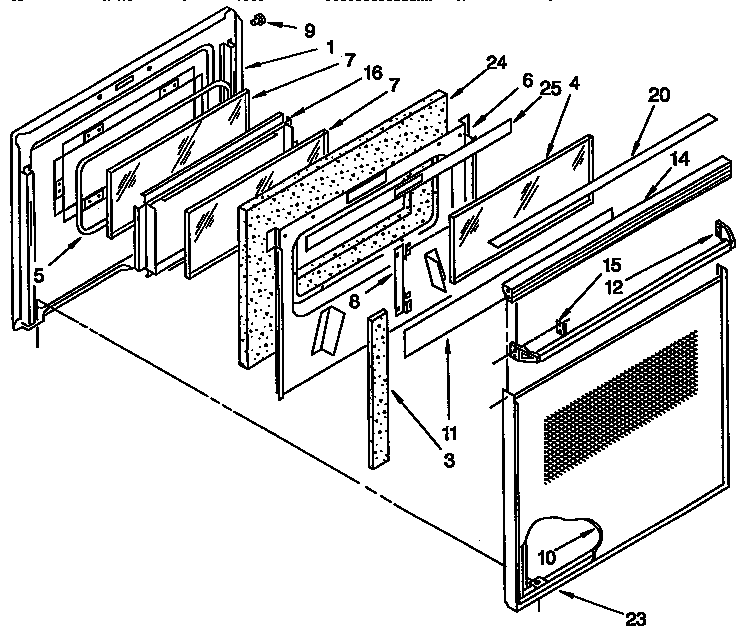 OVEN DOOR