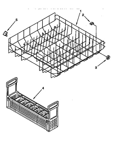 Lower rack