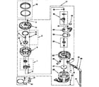 KitchenAid KUDB230Y2 pump and motor diagram