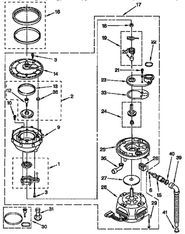 Pump and motor
