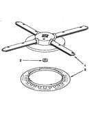 Lower washarm and strainer