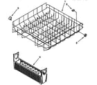 KitchenAid KUDB230Y2 lower rack diagram