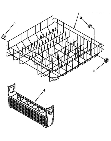 Lower rack