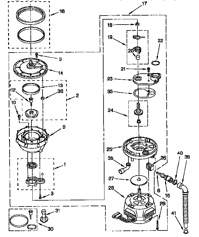Pump and motor