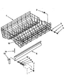 Upper rack and track