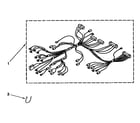 KitchenAid KEBS107BWH0 wiring harness diagram