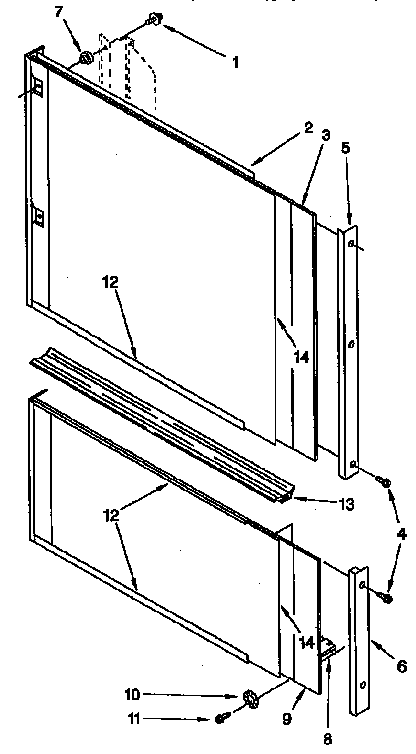 Door and panel