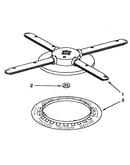 Lower washarm and strainer