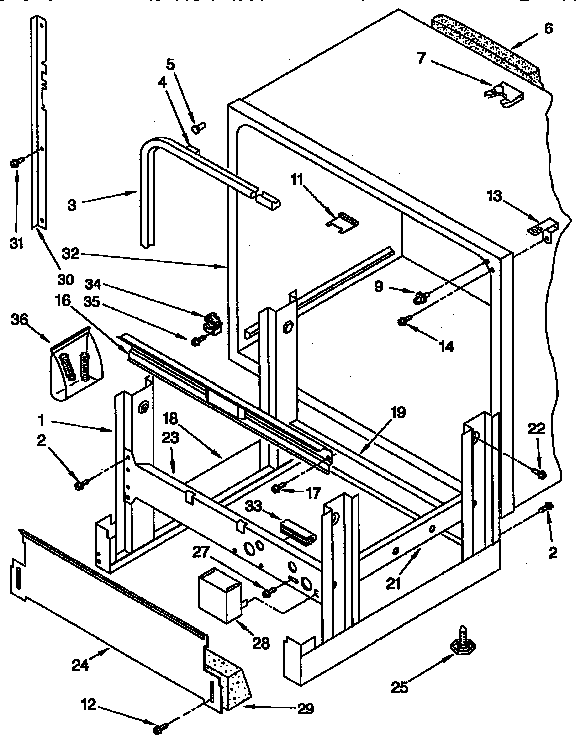 FRAME AND TANK