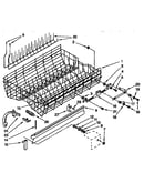 Upper rack and track