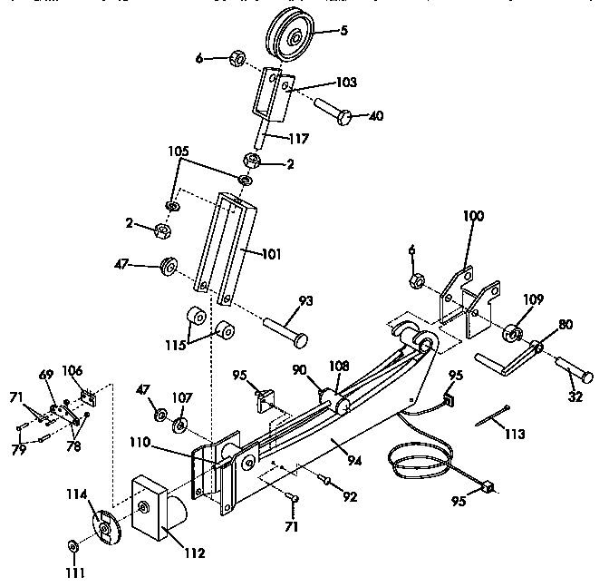 Weight mechanism assembly
