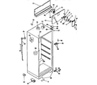 Kenmore 2539335201 cabinet parts diagram