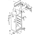 Kenmore 2539338191 cabinet parts diagram