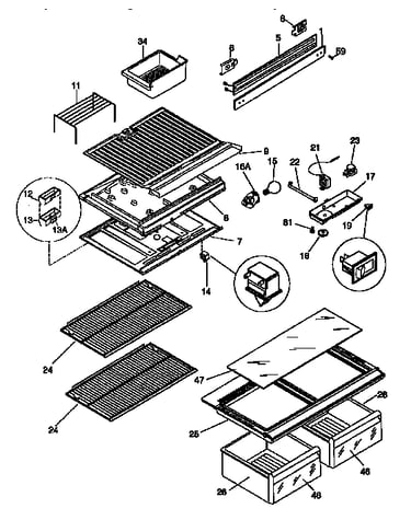 Shelves and accessories