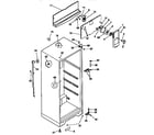 Kenmore 2539345391 cabinet parts diagram