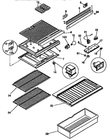 Shelves and accessories